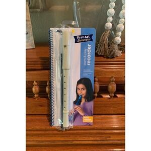 First Act Discovery Learn & Play Recorder Set with Instructional Book and Rod